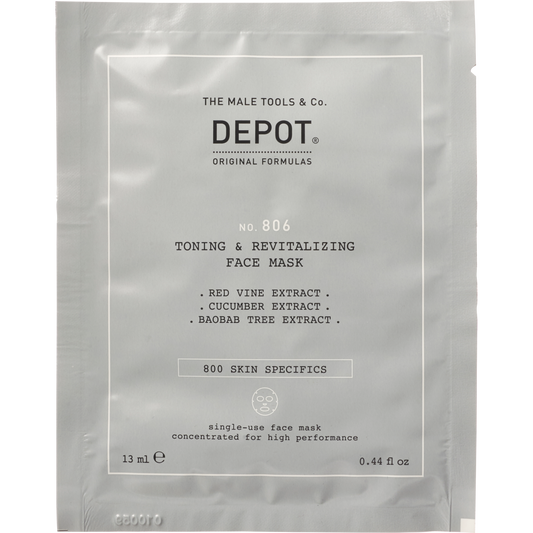 NO. 806 TONING & REVITALIZING FACE MASK - 12 pcs